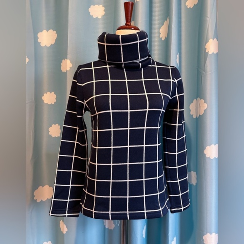 Like new reverse fleece J.Crew turtleneck